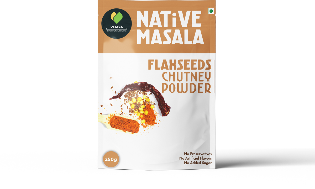 Flax Seeds Chutney Powder 250gms VIJAYA FOODS